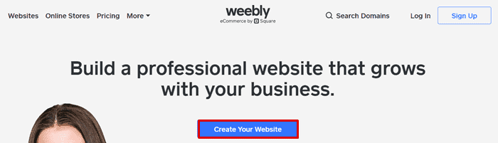 create a website free of cost on weebly