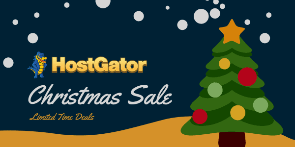 HostGator Christmas Sale 2022 ⇒ Claim 70% Discount + FREE Domain +SSL