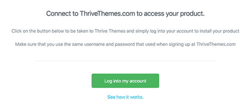 thrive themes login